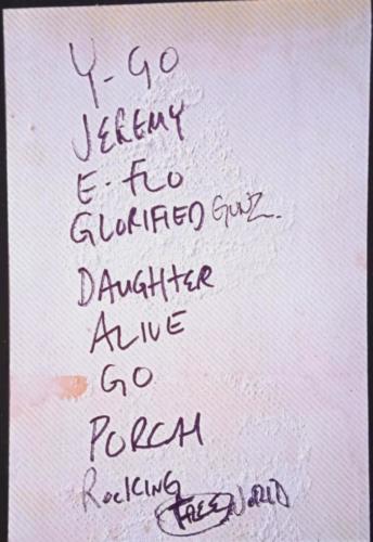 Handwritten Verona, IT Setlist - 7/3/1993 